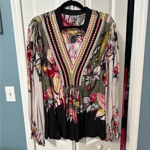 Bl-nk Stephanie Long-Sleeve Top 1X